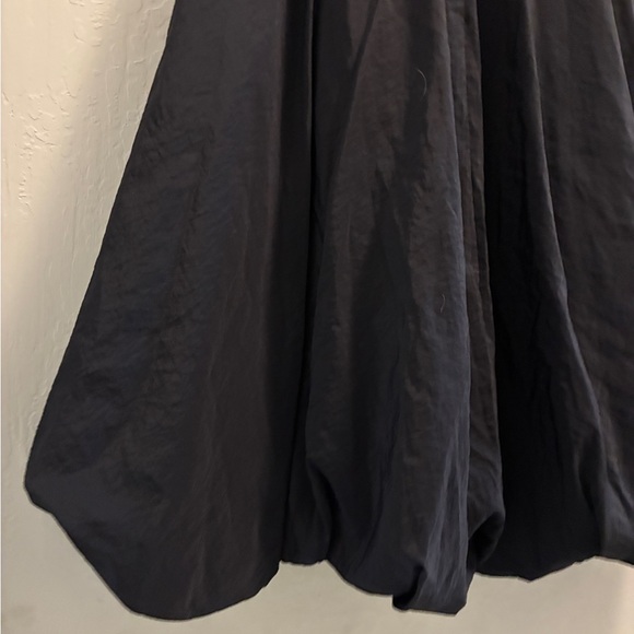 COS Sleeveless Bubble-Hem Midi Dress Navy - Picture 6 of 11